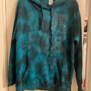 PINK Victoria's Secret Teal Hoodie